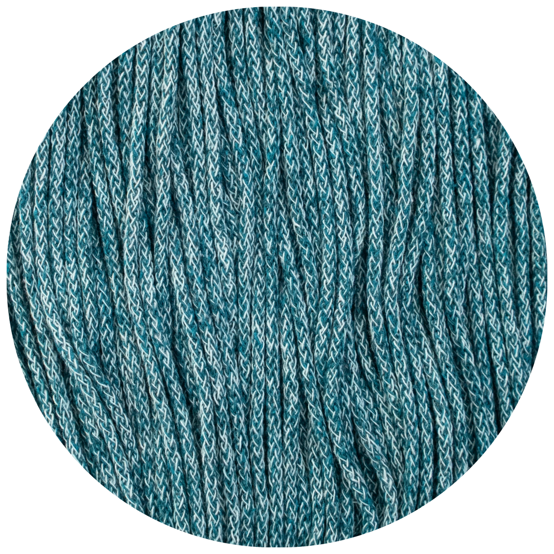 MATILDA Braided Cord TEAL/CELESTE 3mm 100m