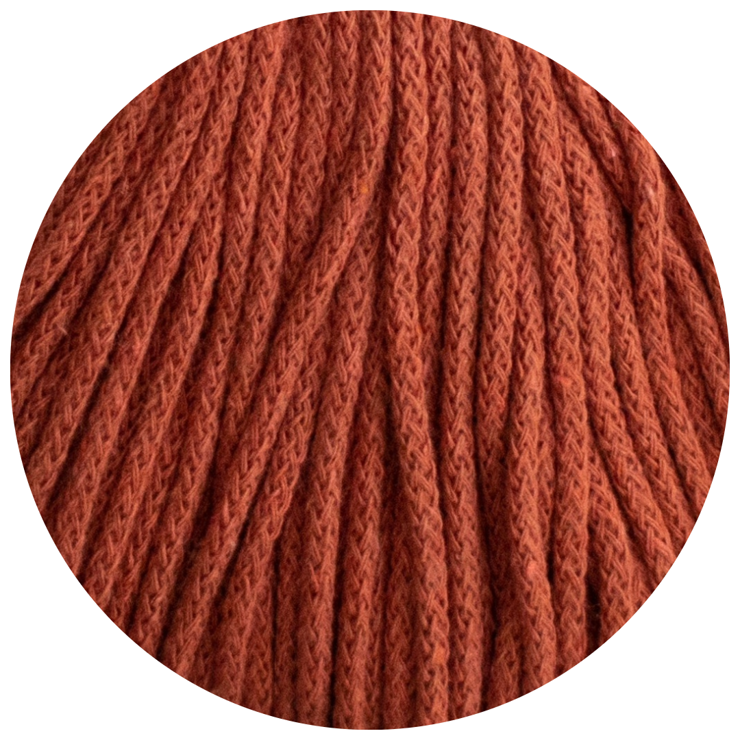 MATILDA Braided Cord TERRACOTTA 3mm 50m
