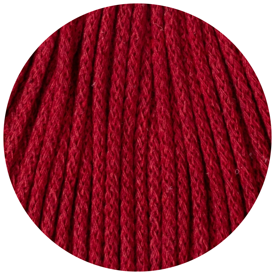 MATILDA Braided Cord WINE 3mm 100m