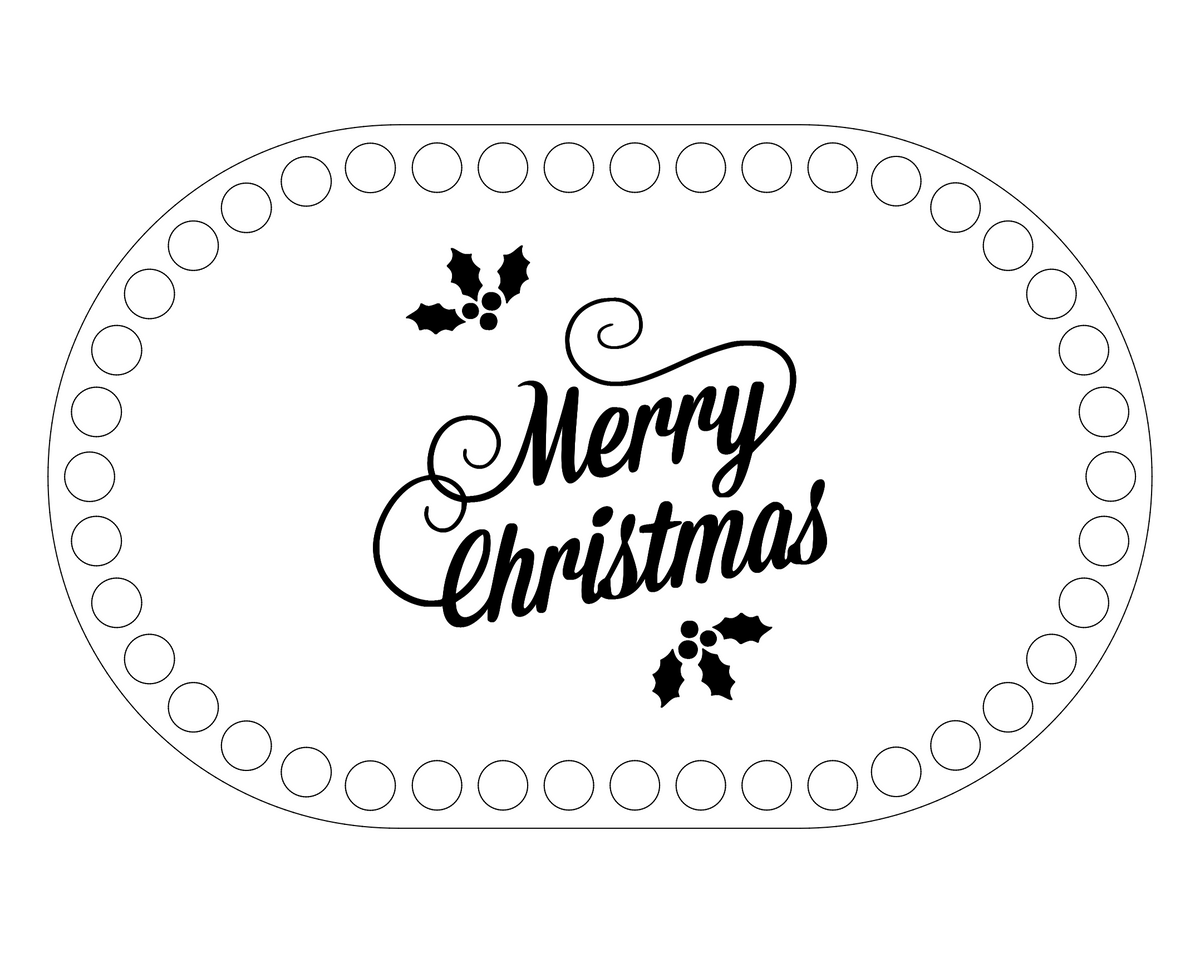 Basket Bases MERRY CHRISTMAS