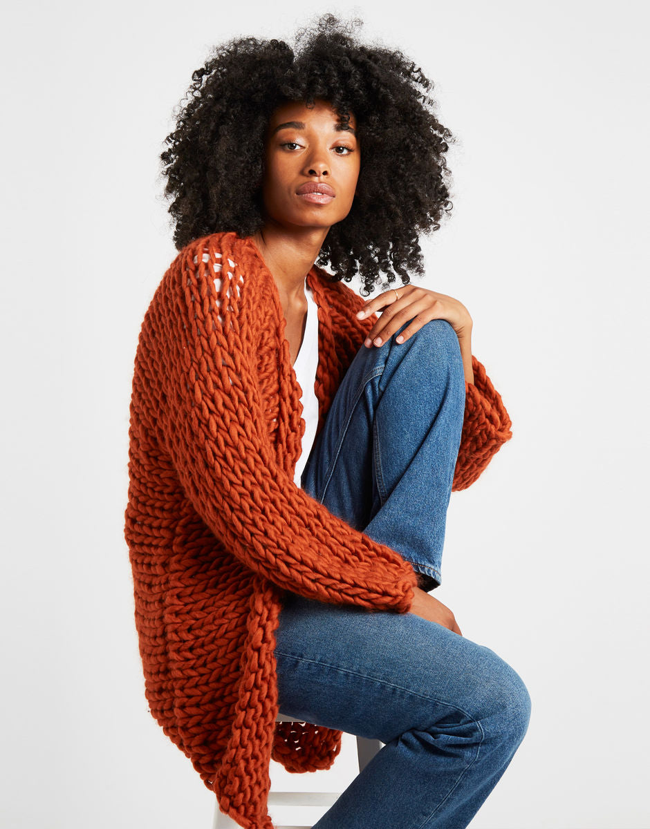 WATG Fearless Cardigan KNITTING Pattern.