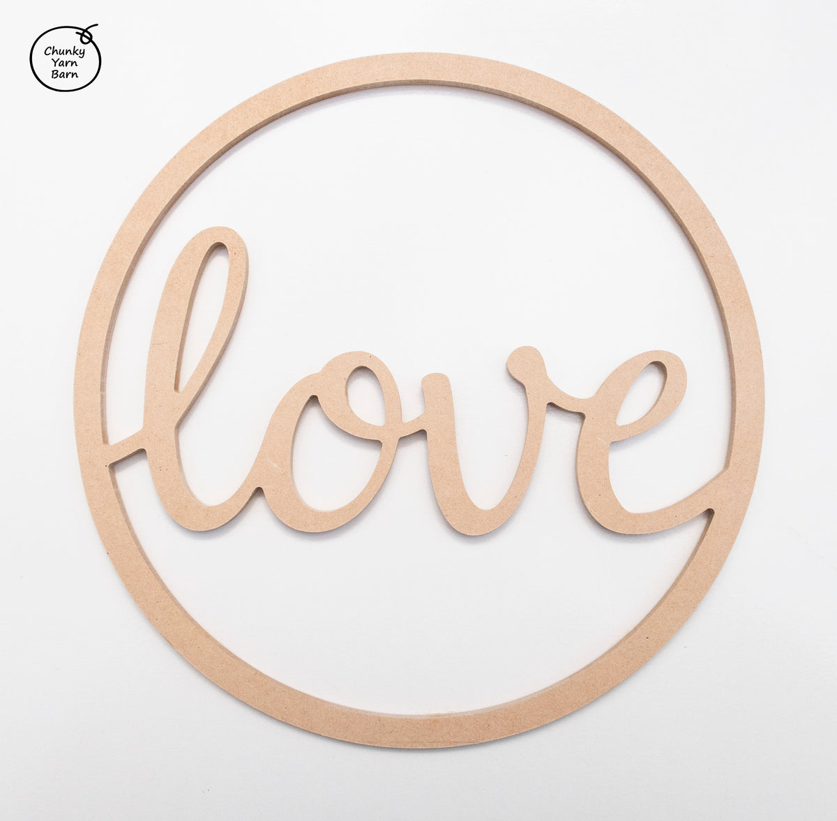Circular LOVE Frame