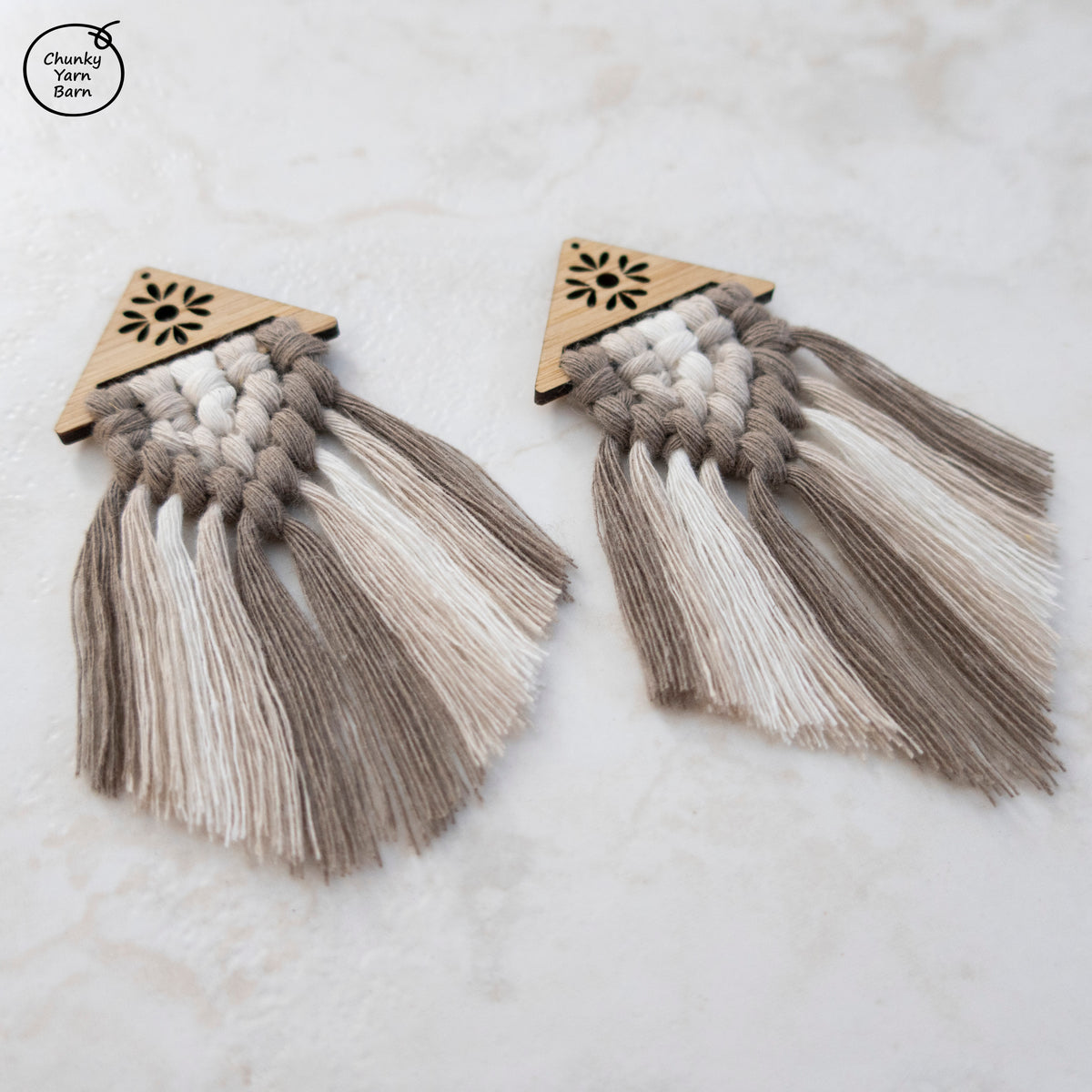 BAMBOO Macrame Earring Frames PETALS Range