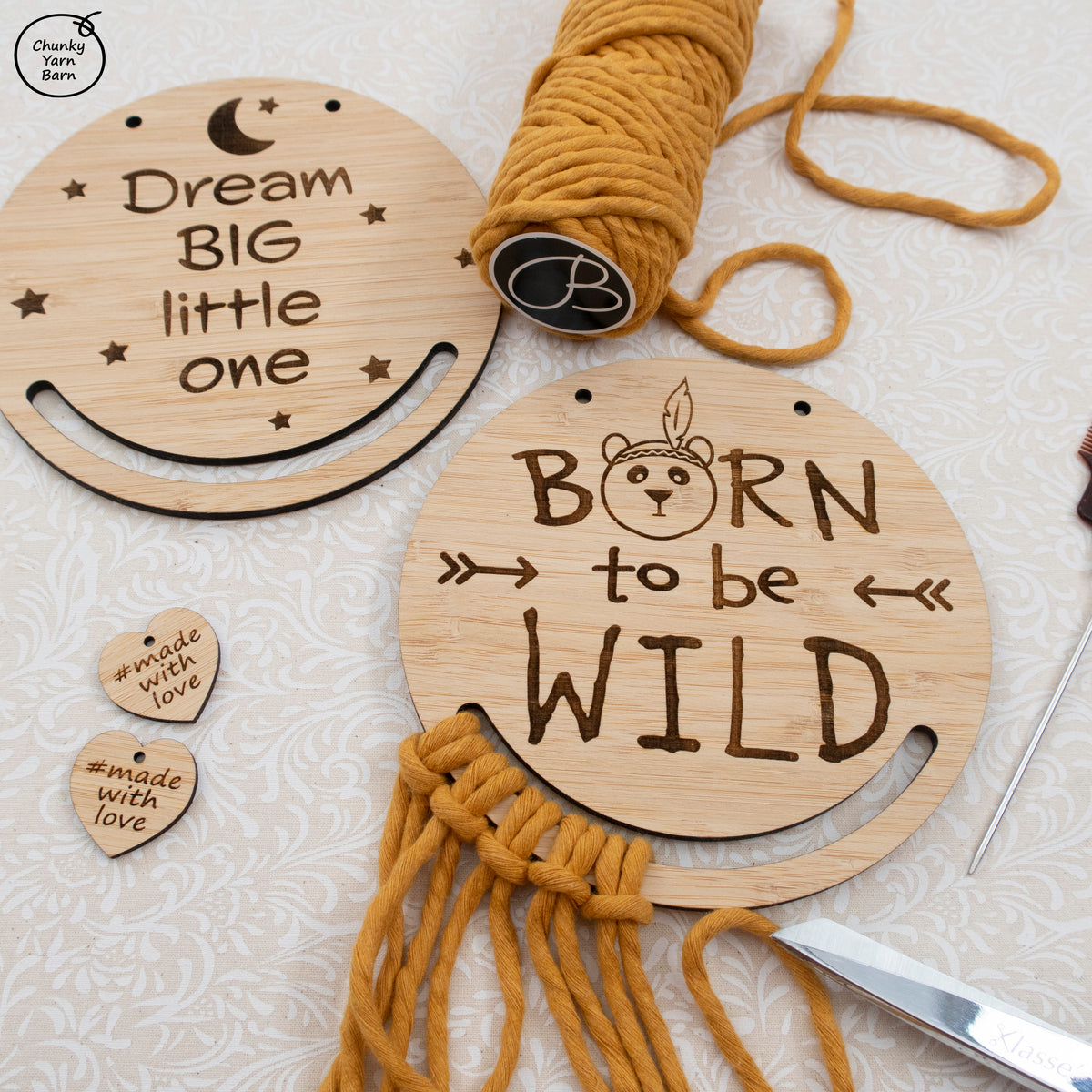 Macrame Frame DREAM BIG LITTLE ONE
