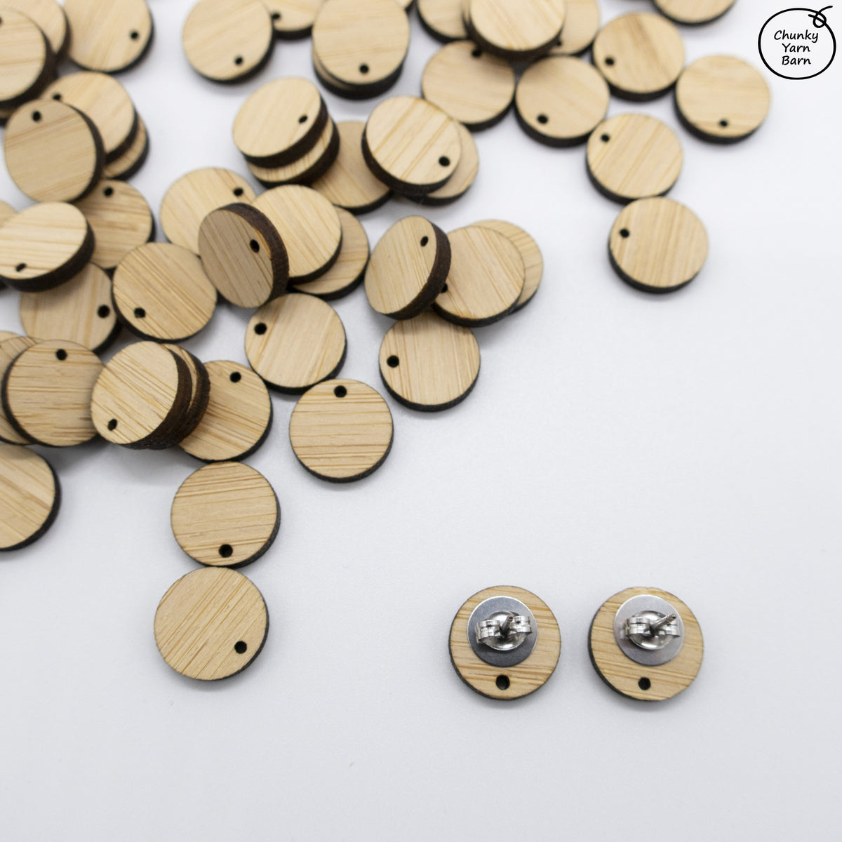 TIMBER Earring Stud Pads (10 Pairs)