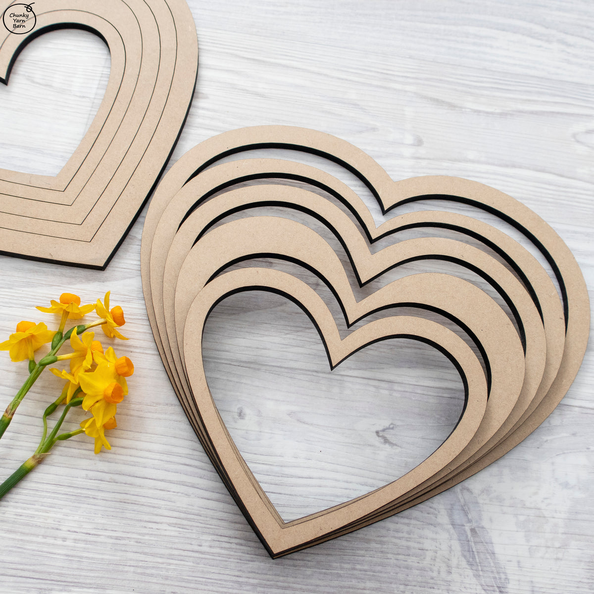 Set of (5) HEART Frames