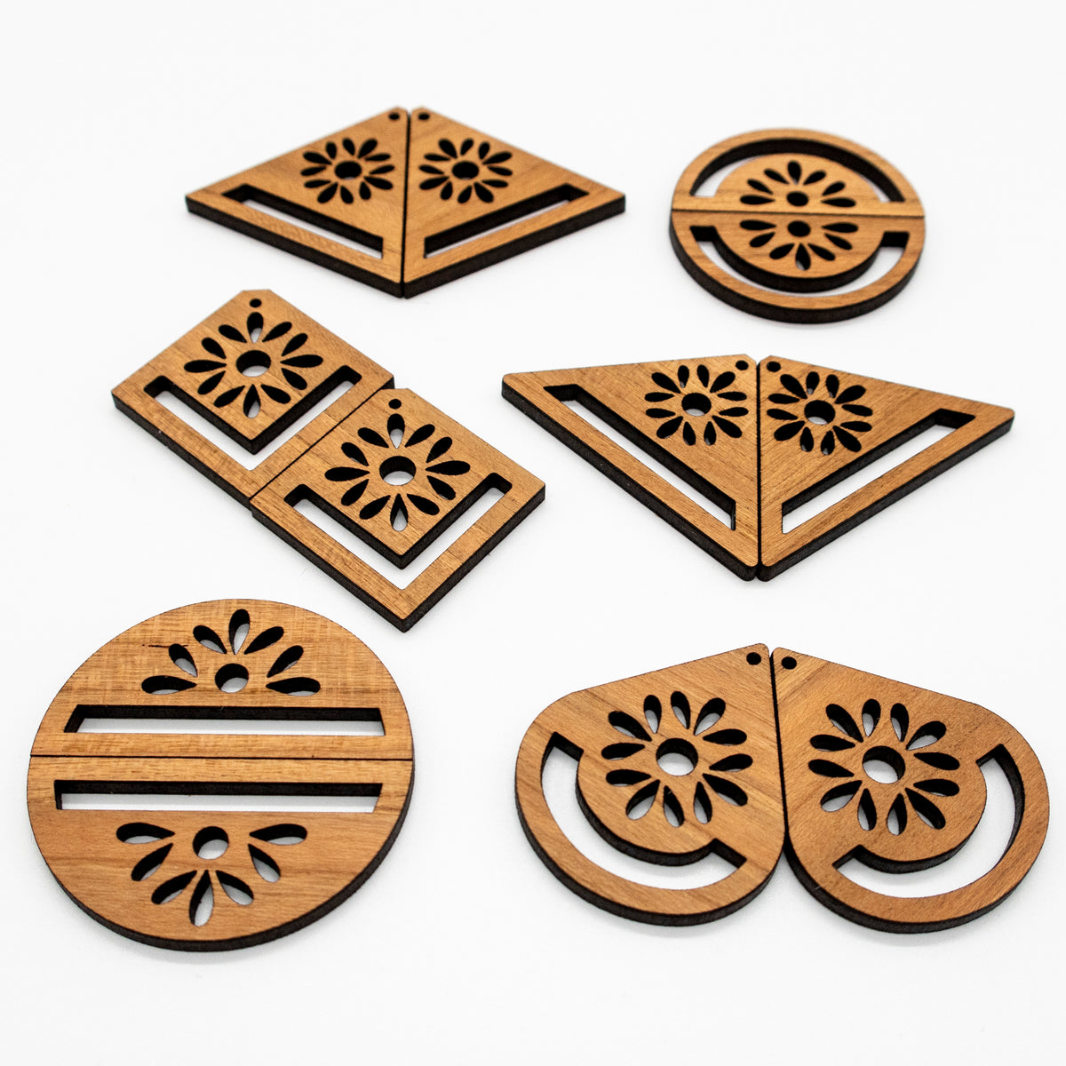 CHERRY Macrame Earring Frames PETALS Range