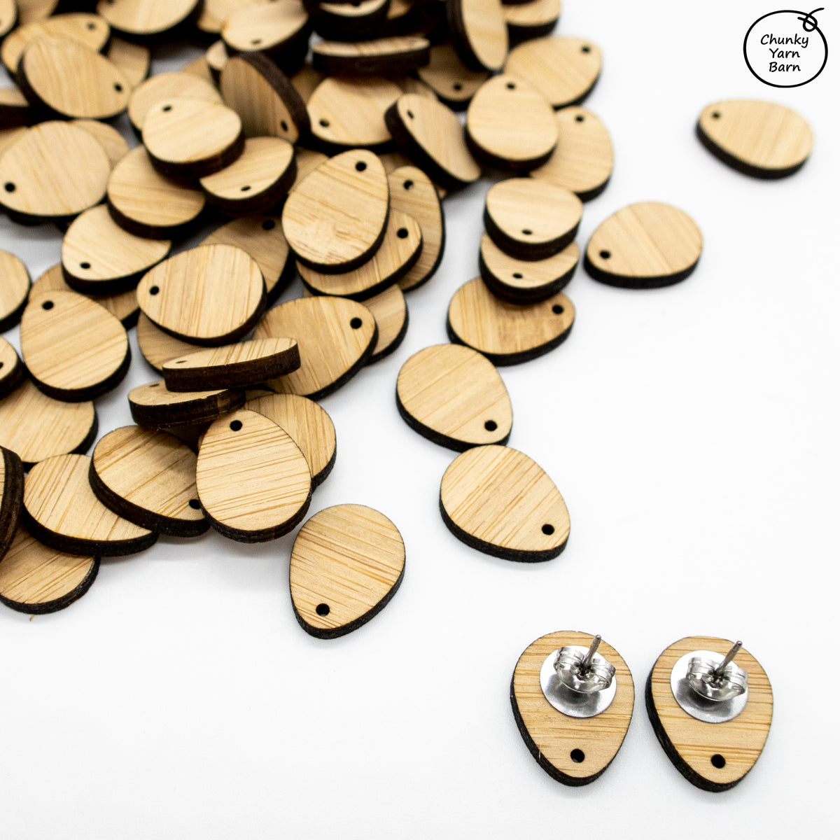 TIMBER Earring Stud Pads (10 Pairs)