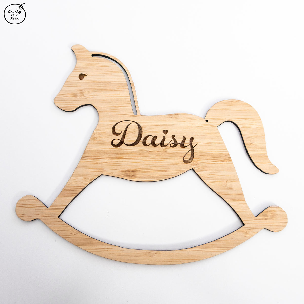 PERSONALISED Macrame Frame ROCKING HORSE