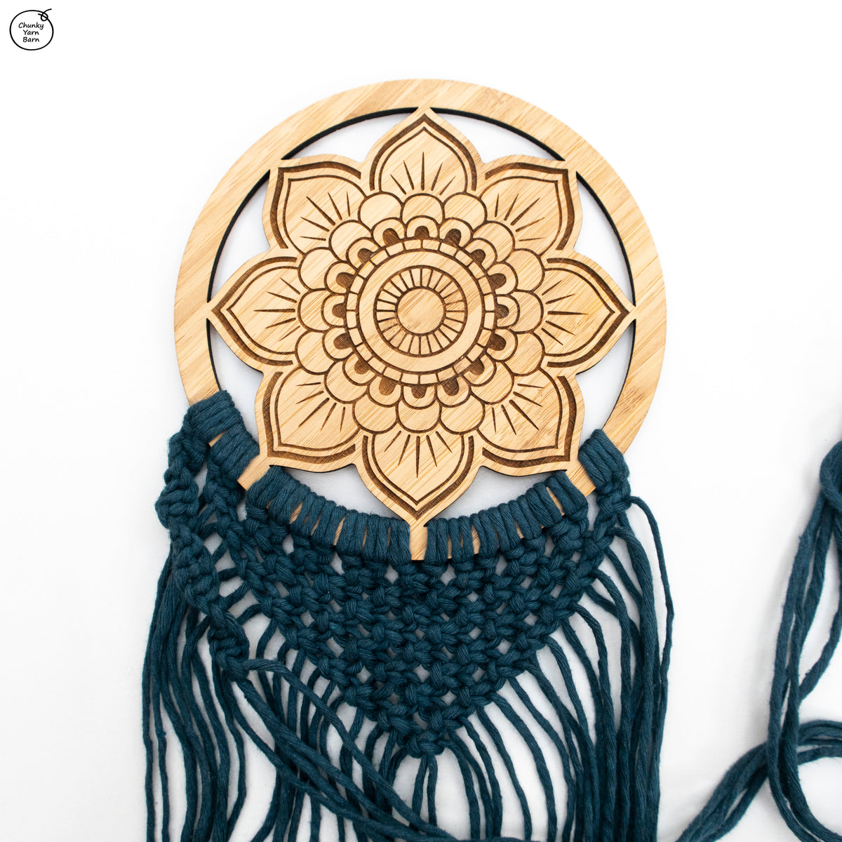 Macrame Frame Mandala Etched