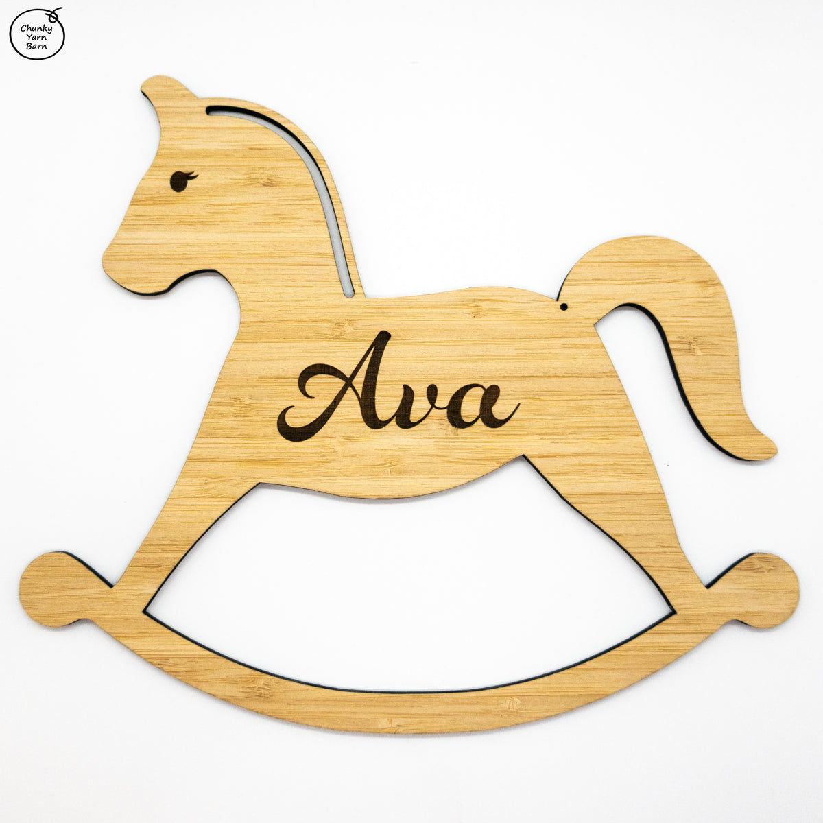 PERSONALISED Macrame Frame ROCKING HORSE