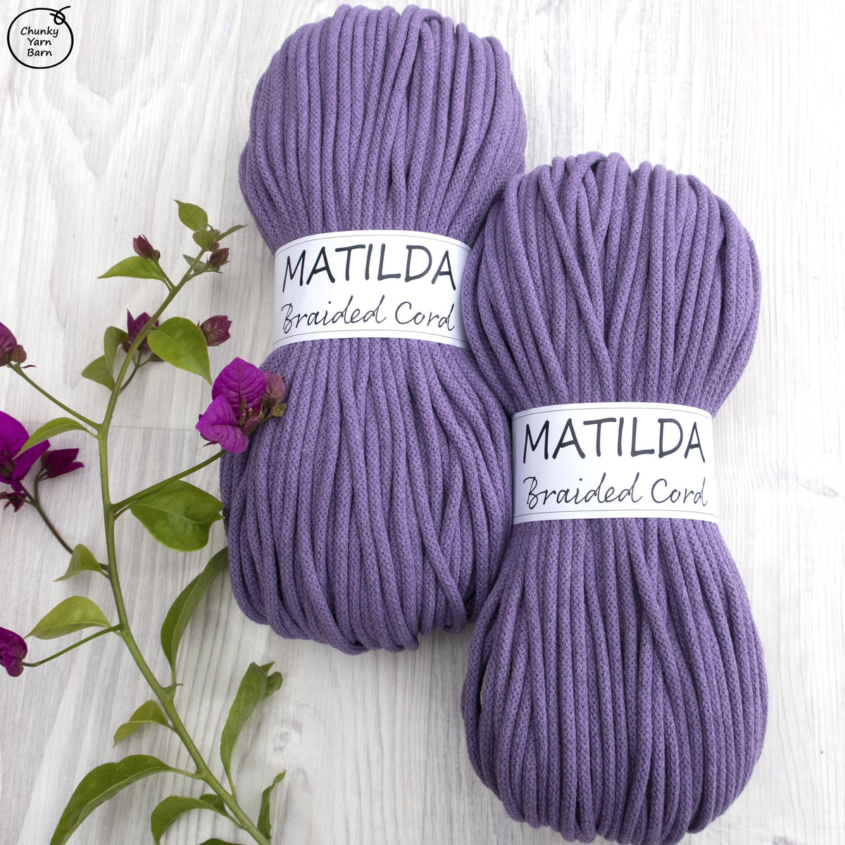 Matilda Braided Cord VIOLET 5mm 50m