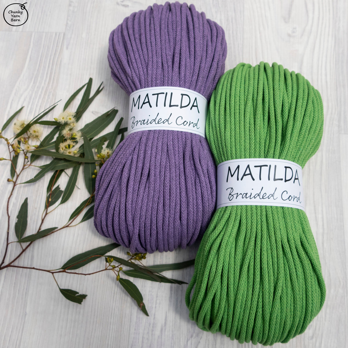 Matilda Braided Cord LIME 5mm 100m