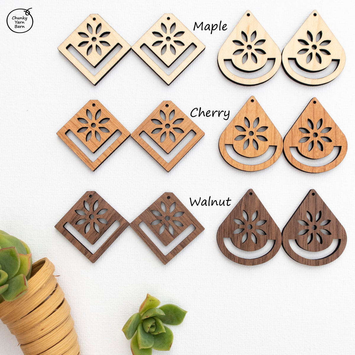 Macrame Earring Frames DAISY