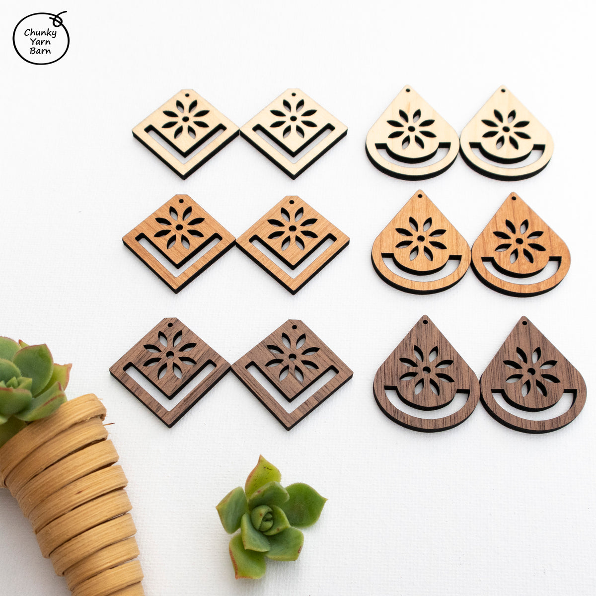 Macrame Earring Frames DAISY