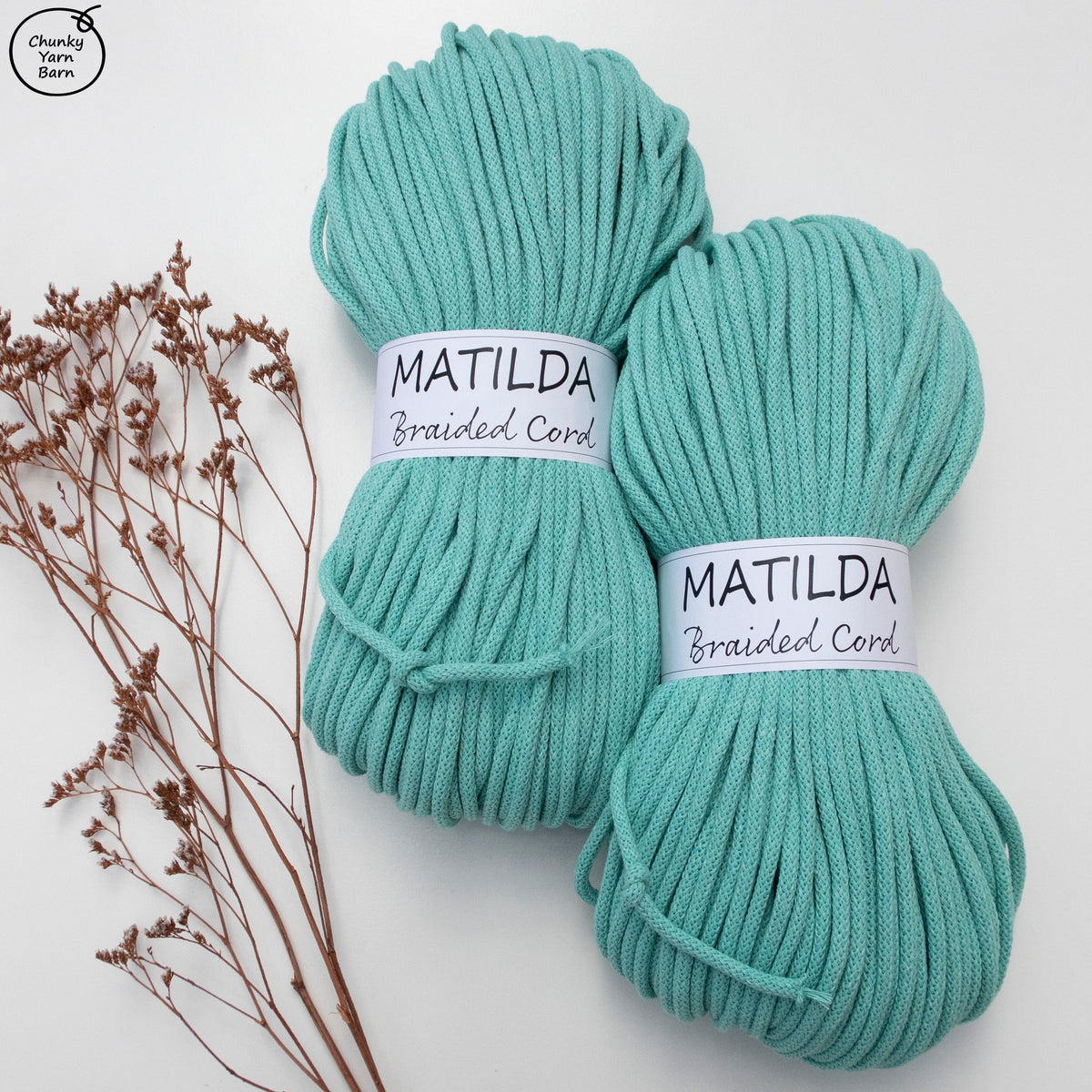 Matilda Braided Cord MINT 5mm 50m