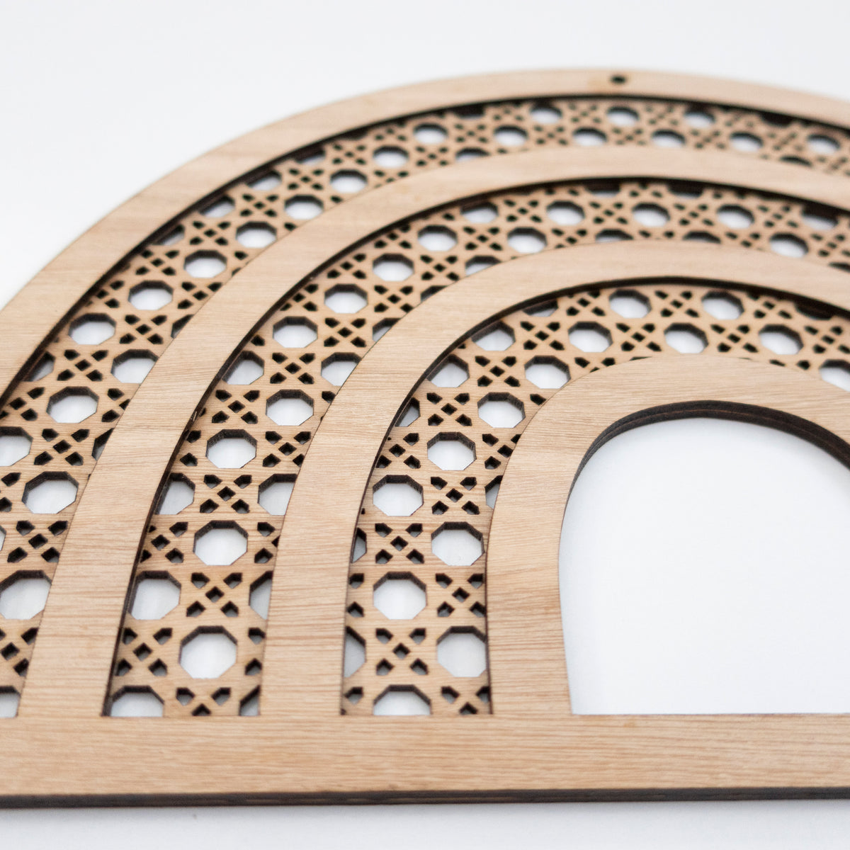 Macrame Frame RATTAN RAINBOW