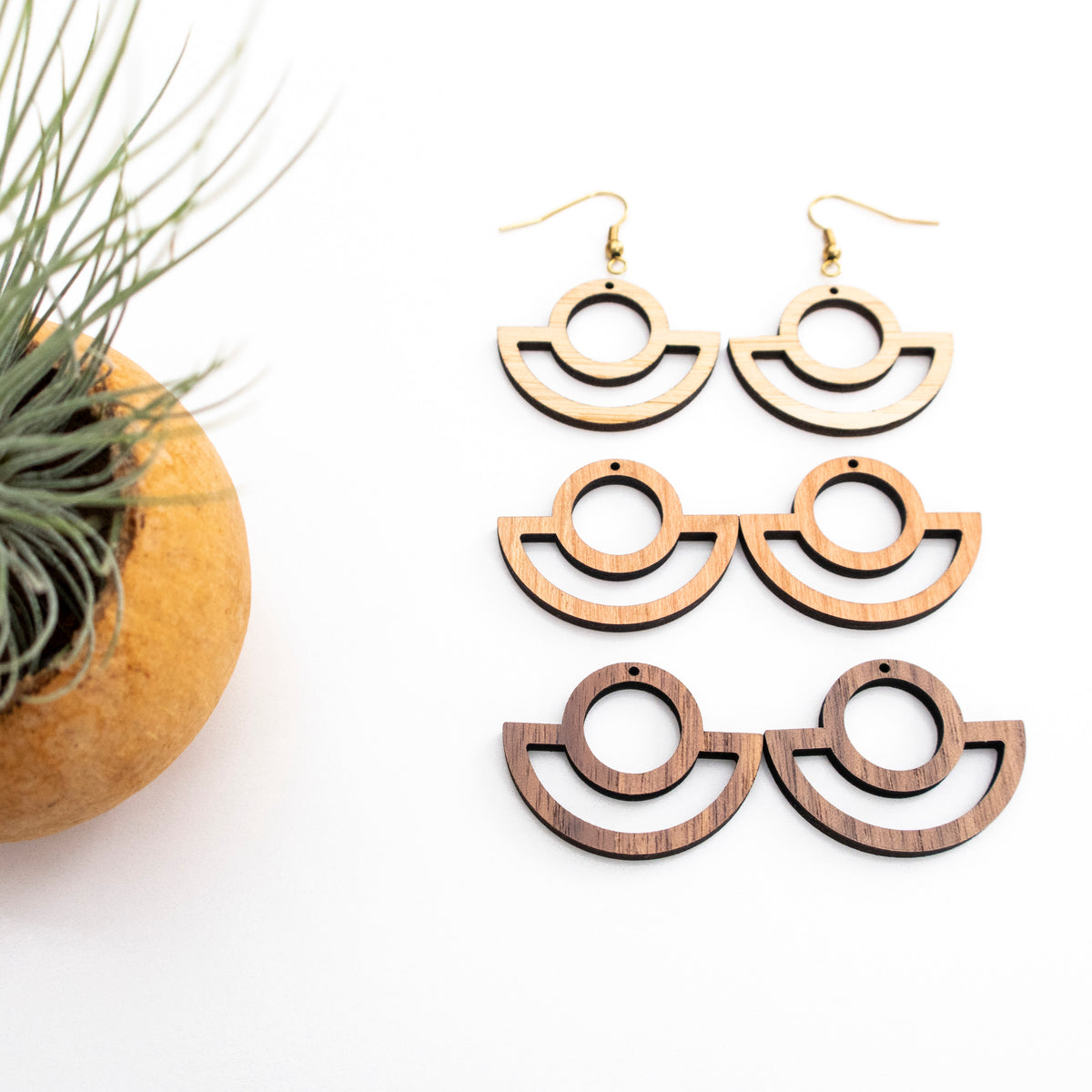 Earring Macrame Frames GEORGIA Pair