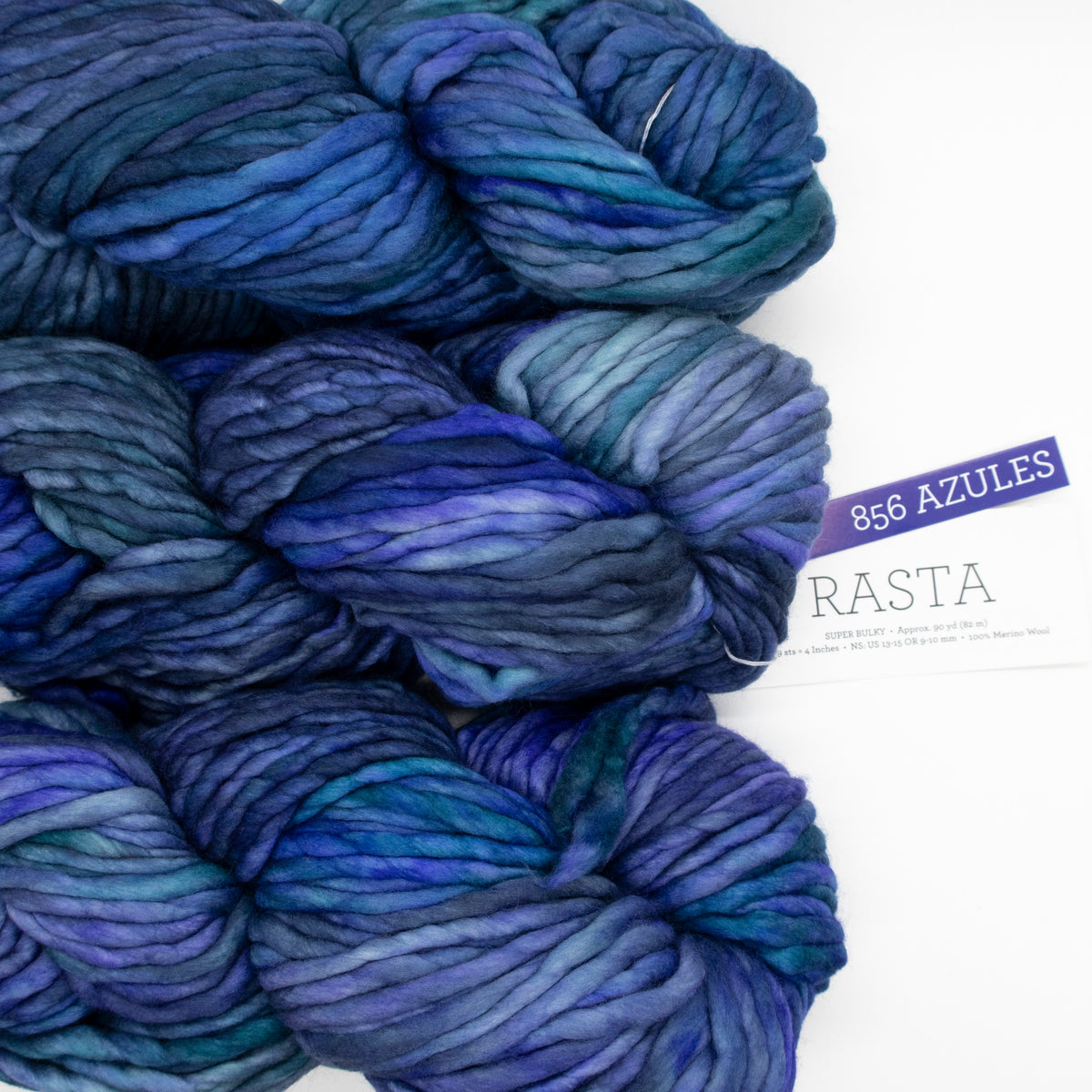 Malabrigo Rasta 856 AZULES