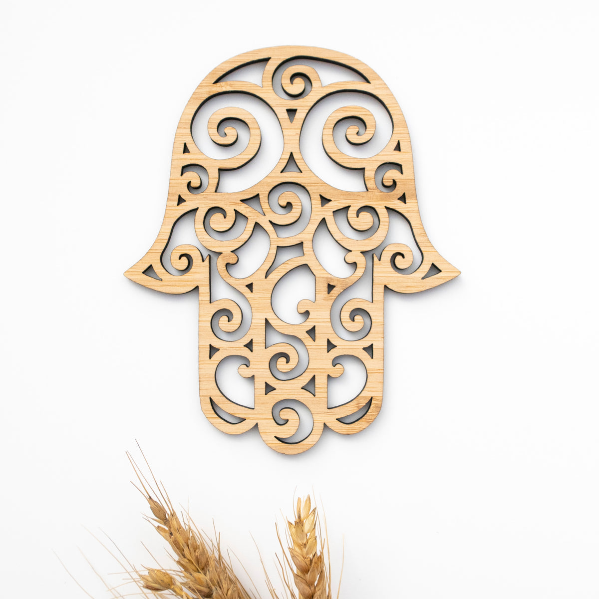 Bamboo Hamsa Hand