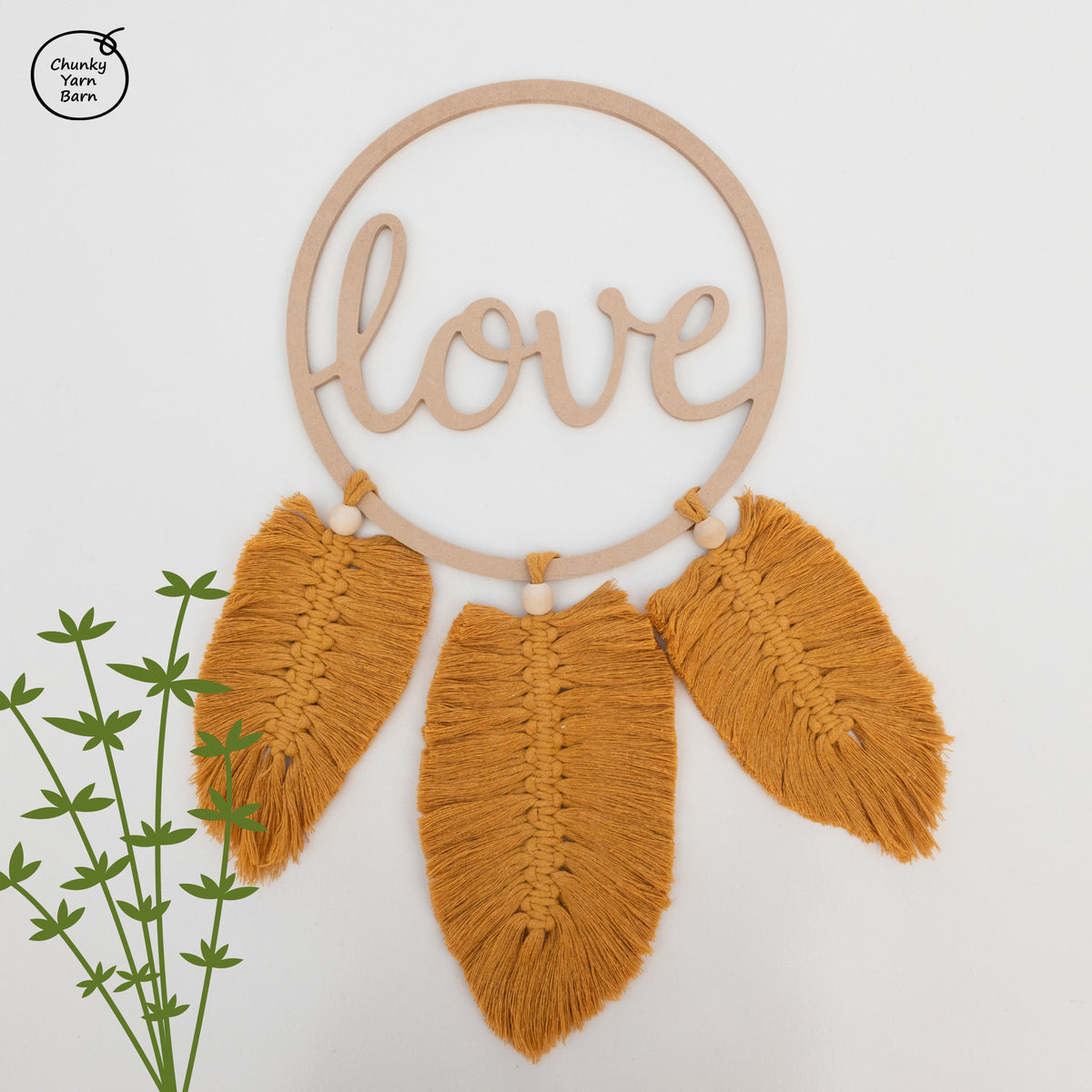 Circular LOVE Frame
