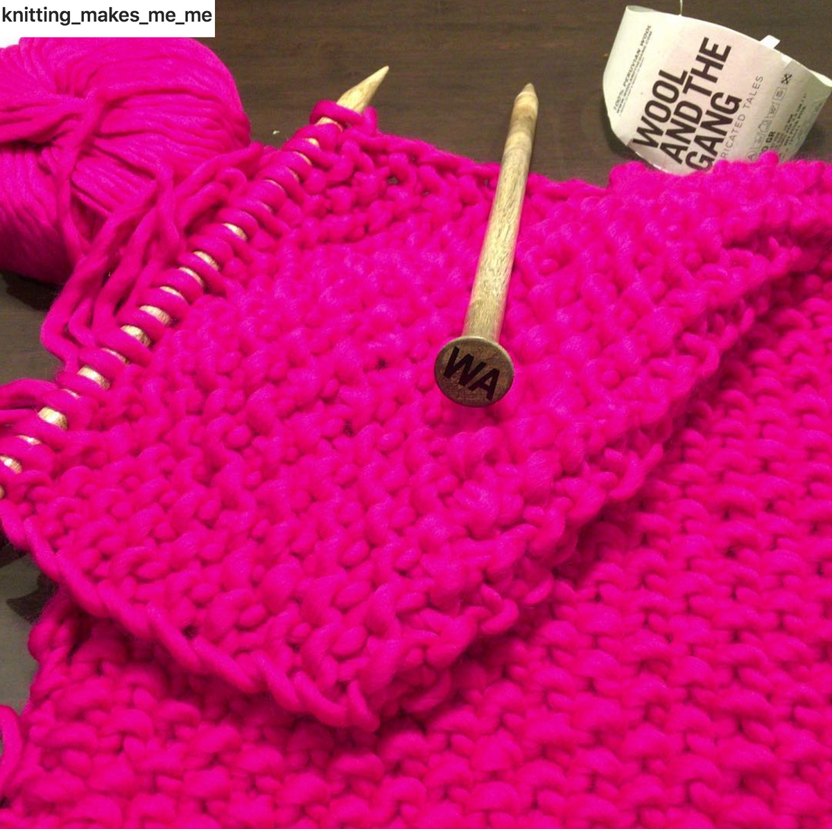 WATG Crazy Sexy Wool HOT PUNK PINK