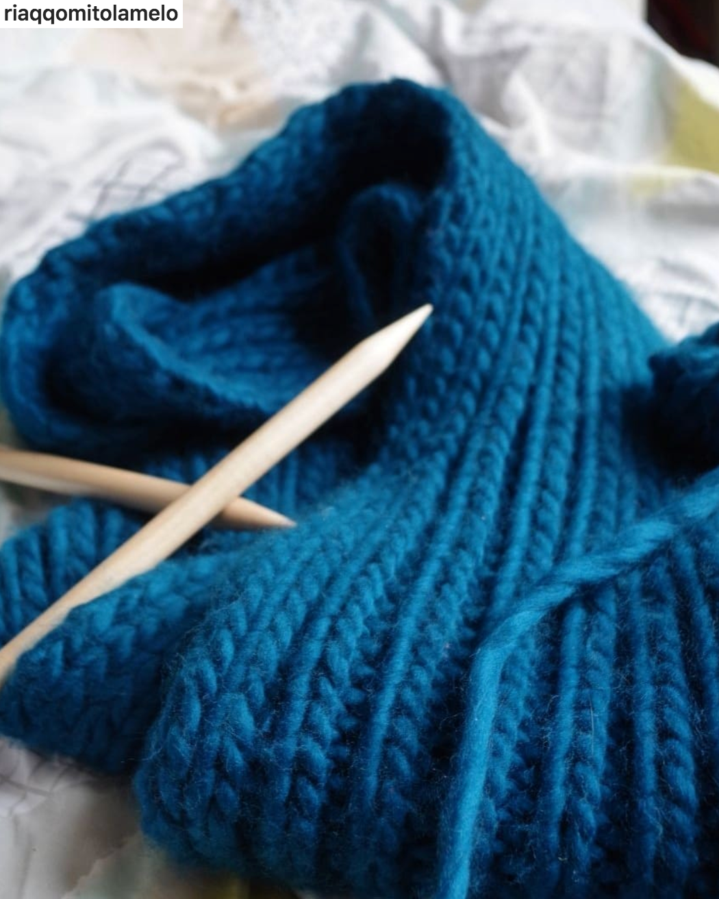 WATG Crazy Sexy Wool SHERPA BLUE