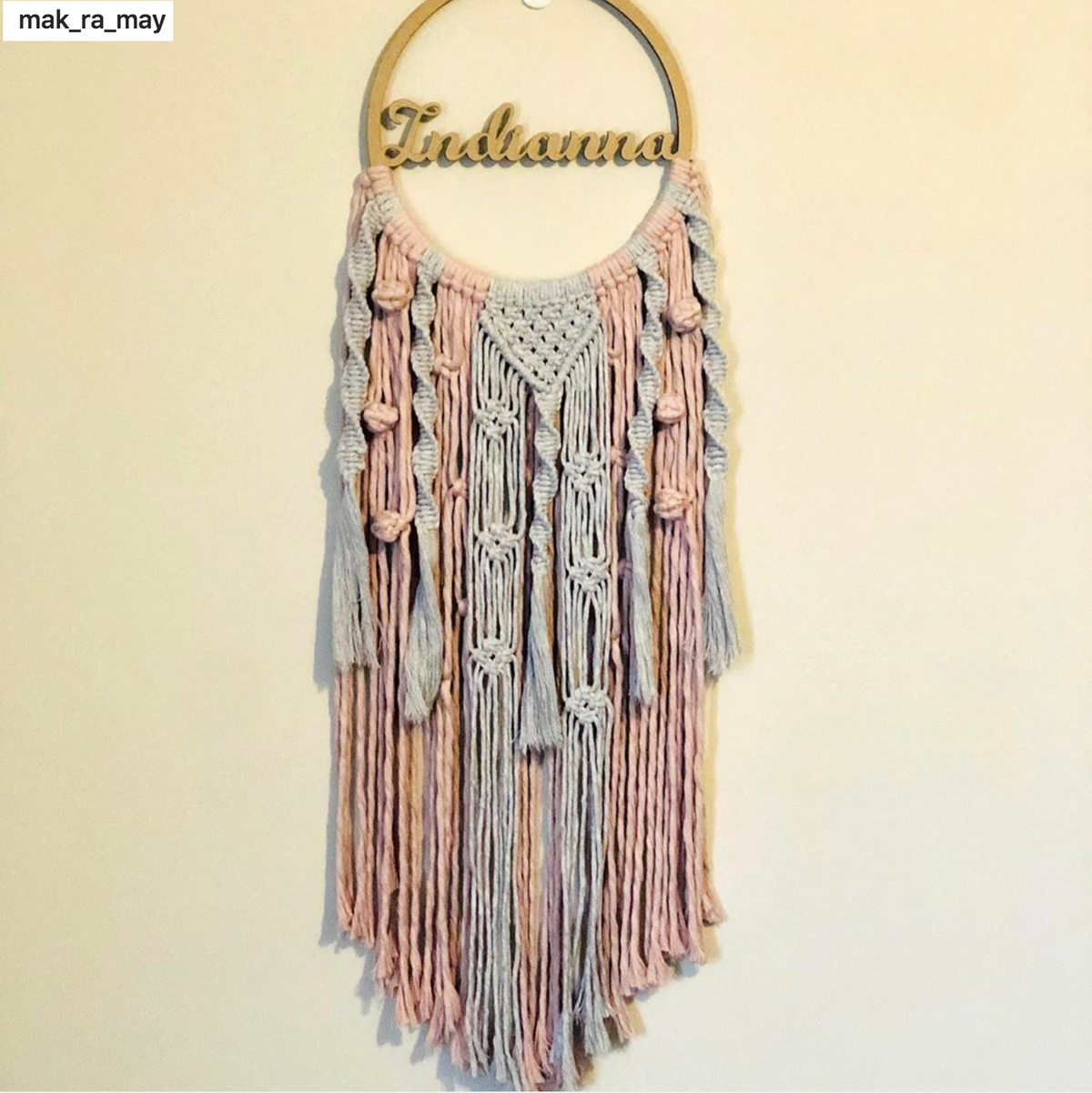 Macrame Frame PERSONALISED