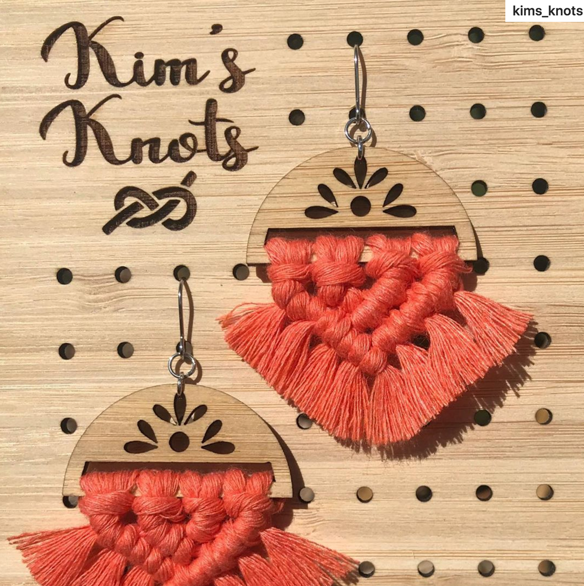 BAMBOO Macrame Earring Frames PETALS Range