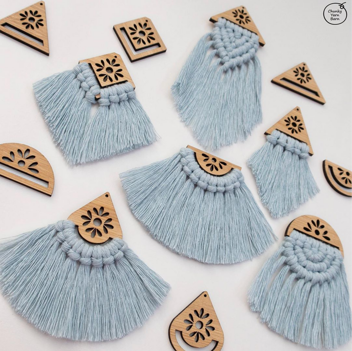 BAMBOO Macrame Earring Frames PETALS Range