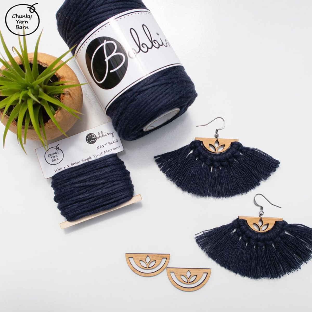 BAMBOO Earring Macrame Frames LOTUS Range