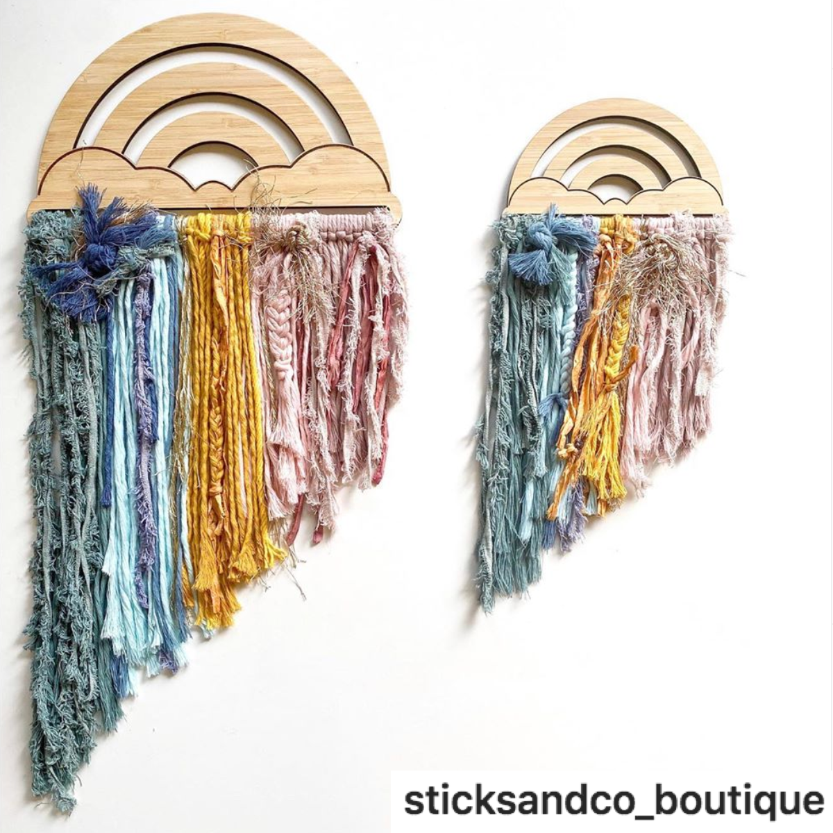 Macrame Frame RAINBOW