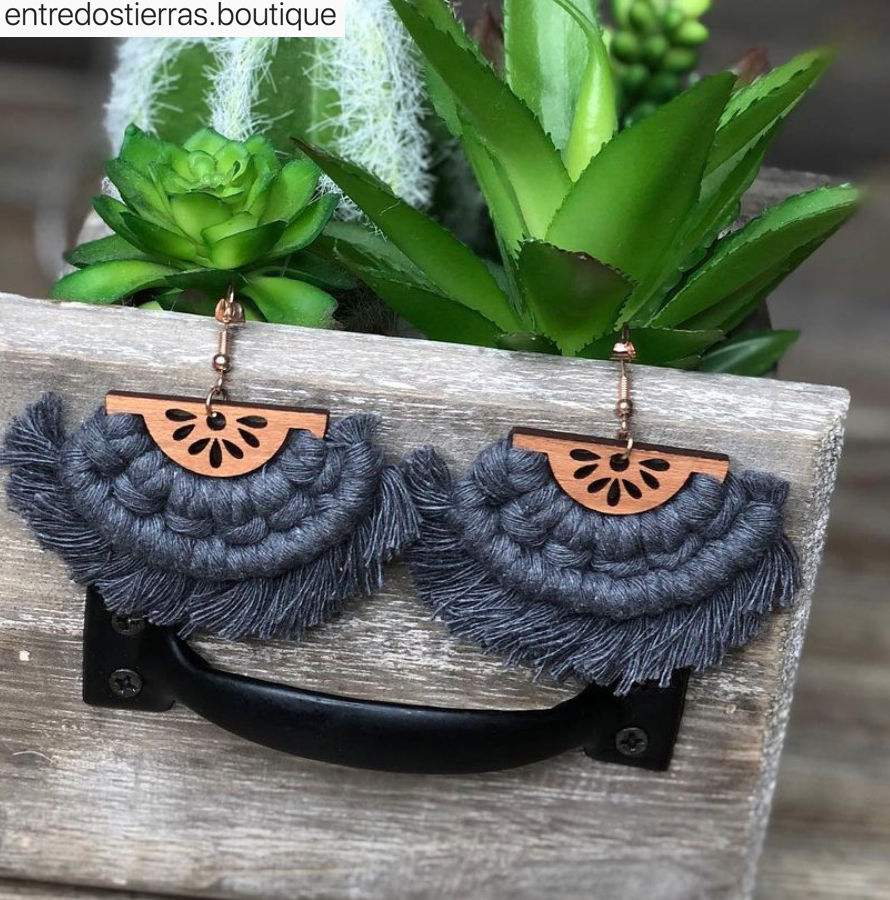 CHERRY Macrame Earring Frames PETALS Range