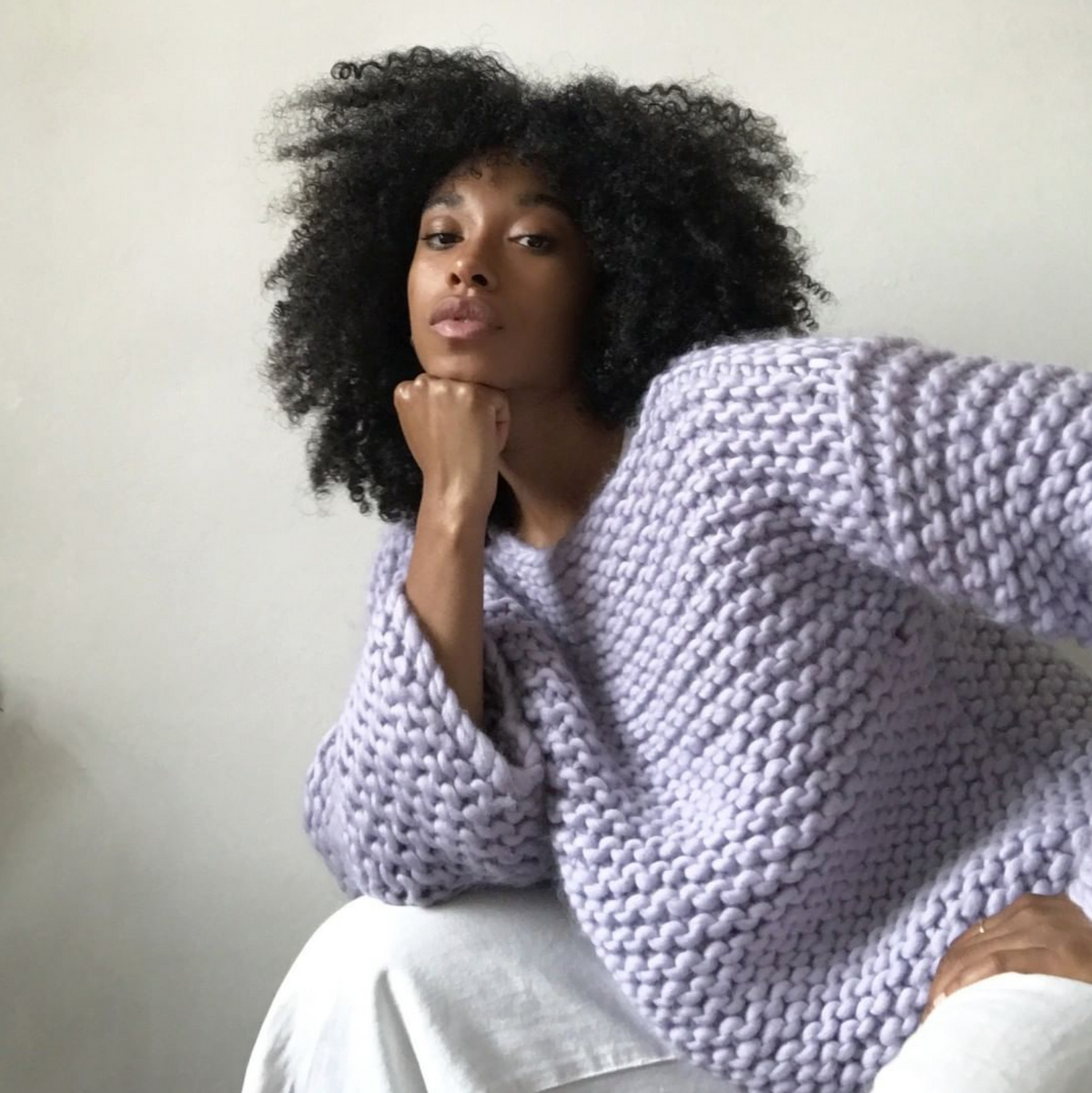 WATG Crazy Sexy Wool LILAC POWDER