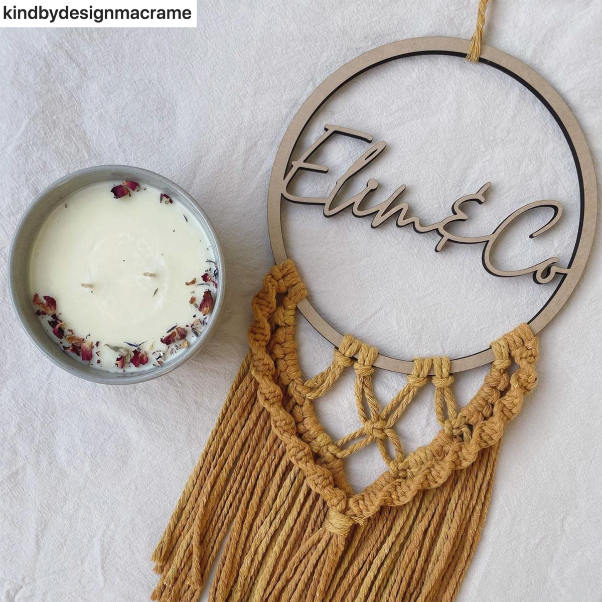 Macrame Frame PERSONALISED