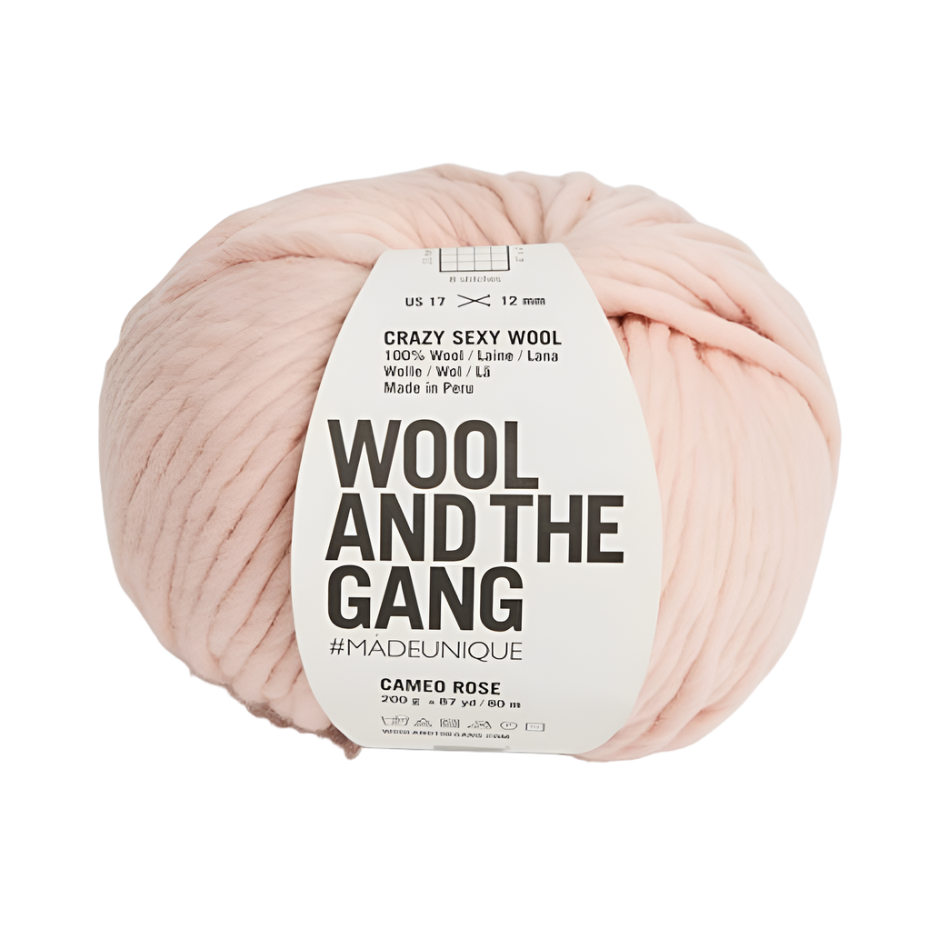 WATG Crazy Sexy Wool CAMEO ROSE