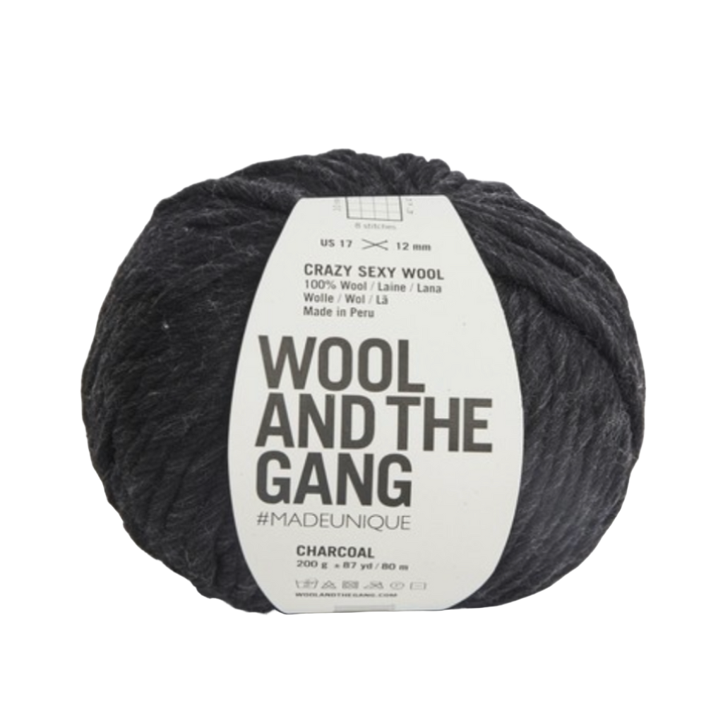 国産Mine charcoal gray acus wool トップス