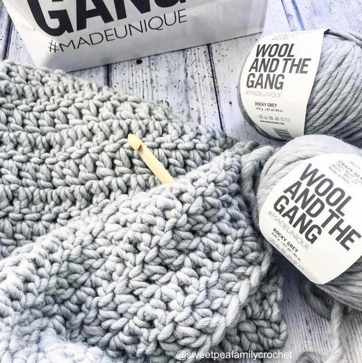 WATG Crazy Sexy Wool ROCKY GREY