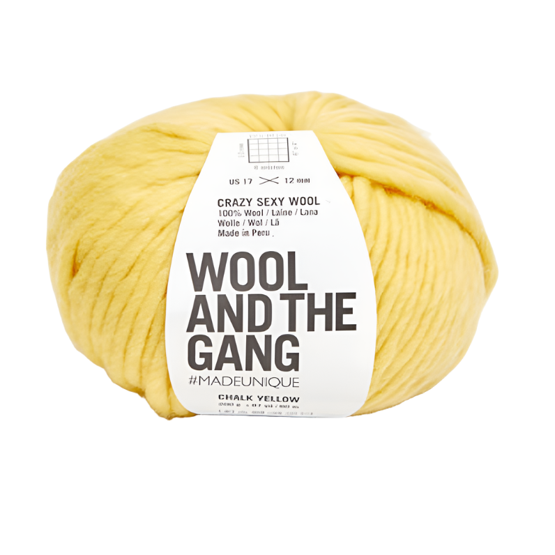 WATG Crazy Sexy Wool CHALK YELLOW