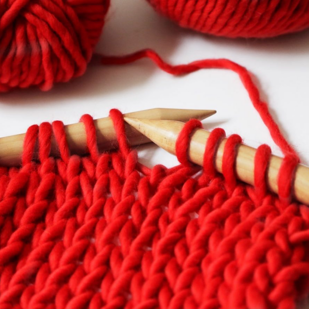 WATG Crazy Sexy Wool LIPSTICK RED