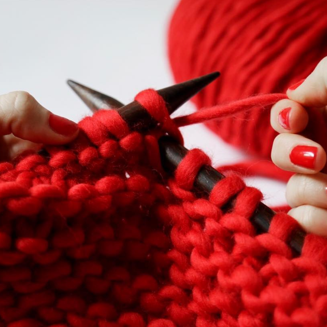 WATG Crazy Sexy Wool LIPSTICK RED