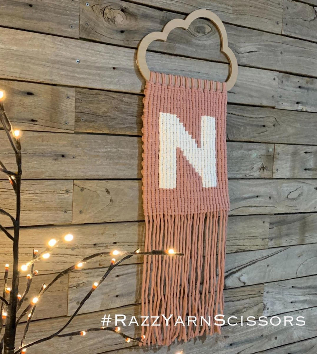 Macrame Frame CLOUD.