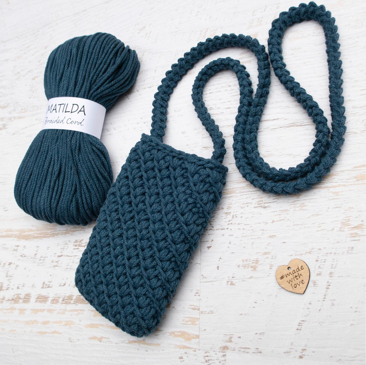 MATILDA Braided Cord BONDI BLUE 3mm 50m