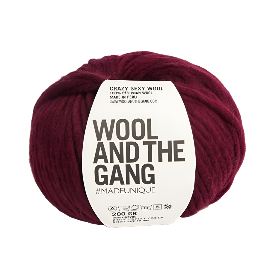 WATG Crazy Sexy Wool MARGAUX RED